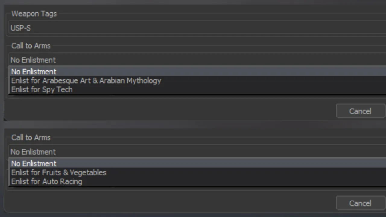 How to submit for Call to Arms