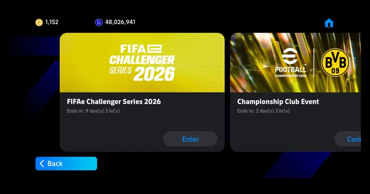 The FIFAe World Cup Challenger Series