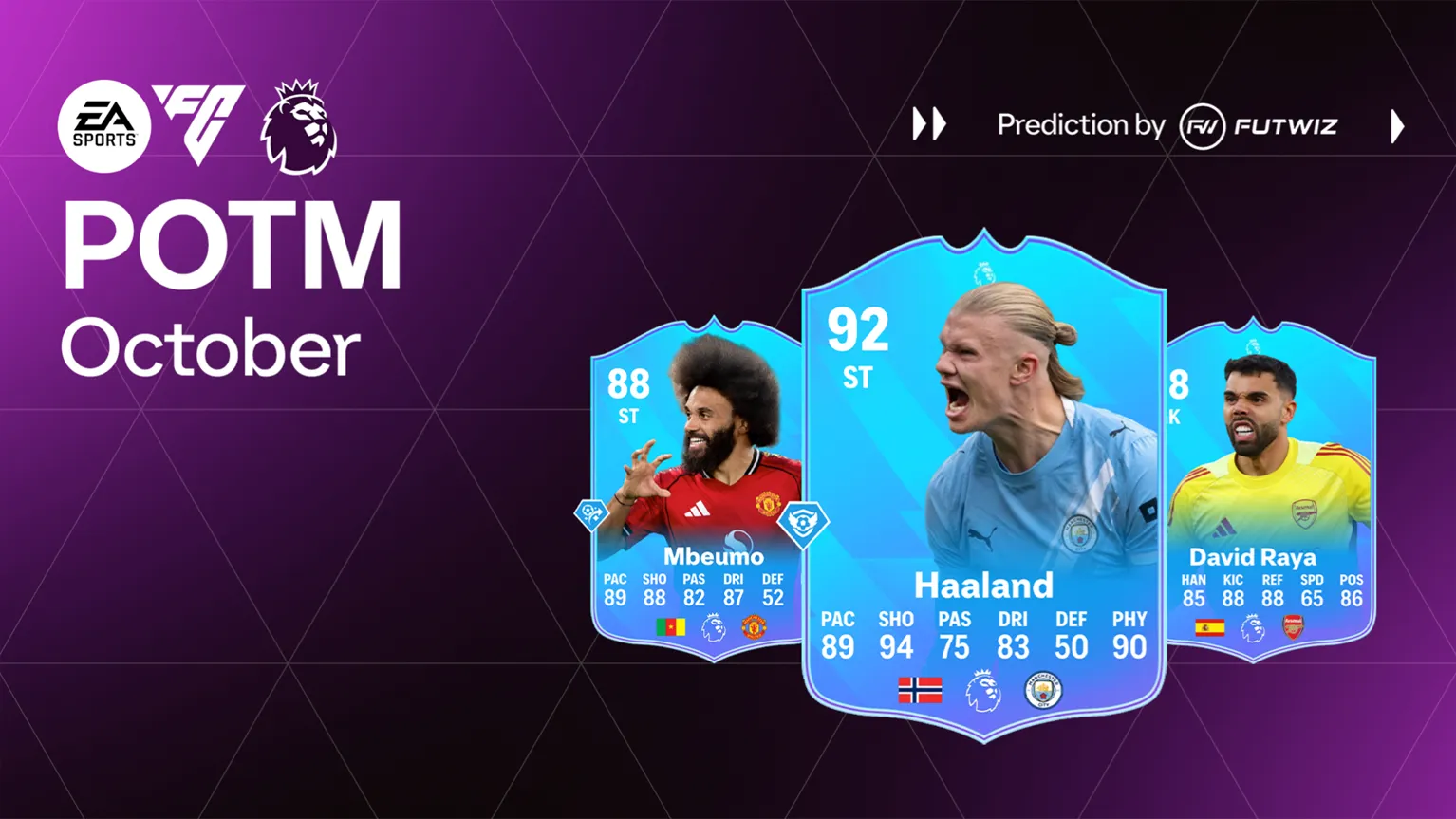 FC 26 Premier League Player of the Month October 2025 Predictions
