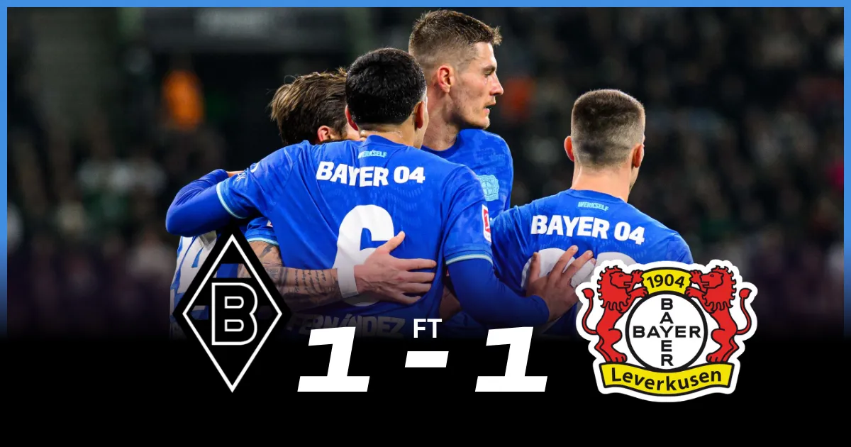 Monchengladbach vs Bayer Leverkusen Player Ratings