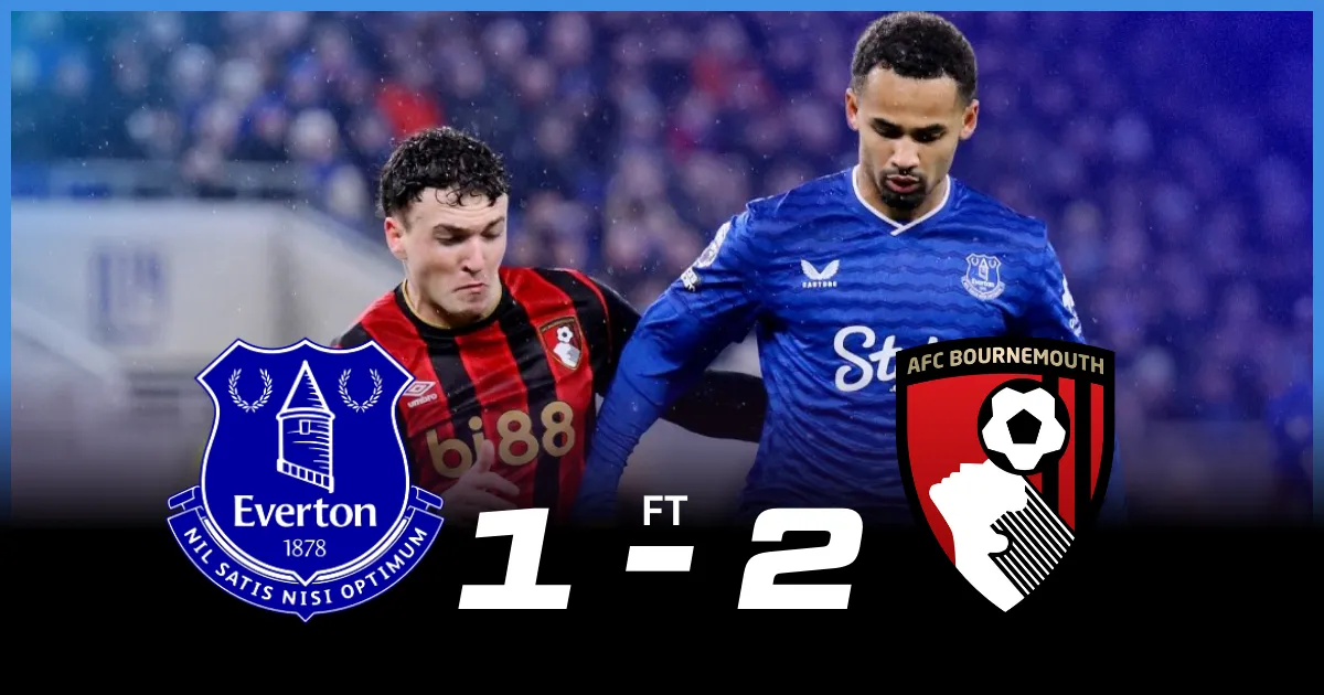Everton 1-2 AFC Bournemouth Player Ratings: Cherries Register Second-Half Comeback in Thrilling EPL Clash