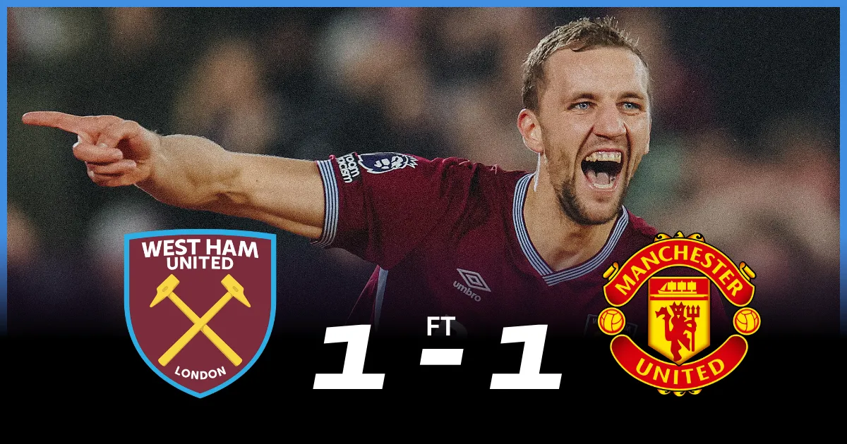 West Ham vs Man United Player Ratings