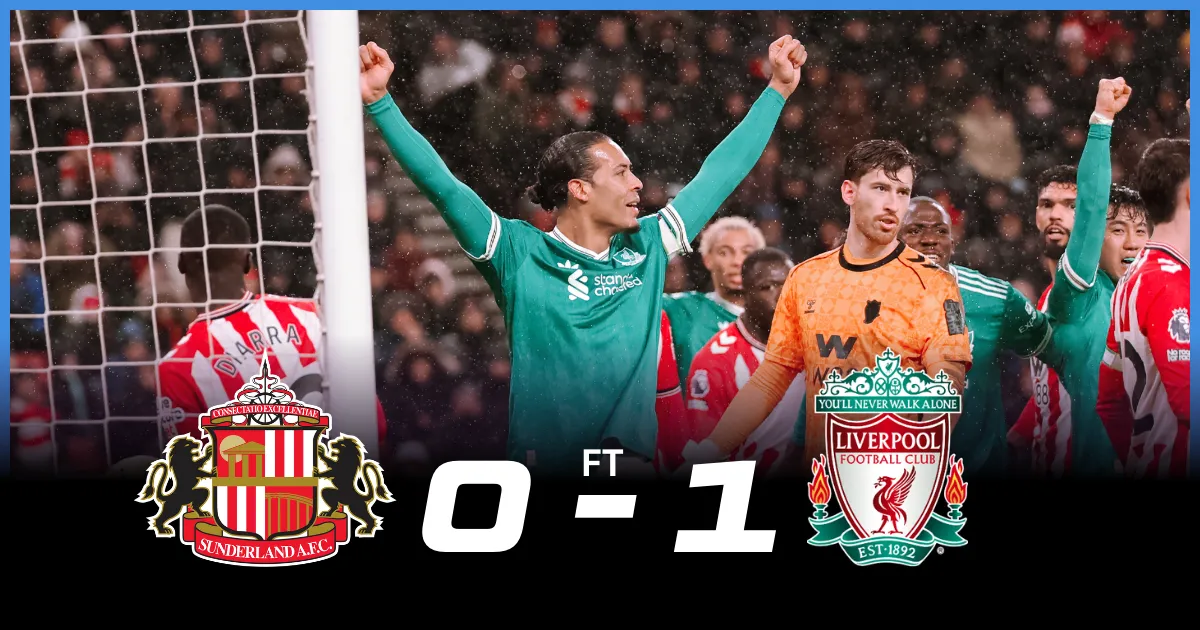 Sunderland vs Liverpool Player Ratings