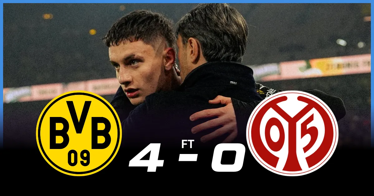 Borussia Dortmund vs Mainz Player Ratings