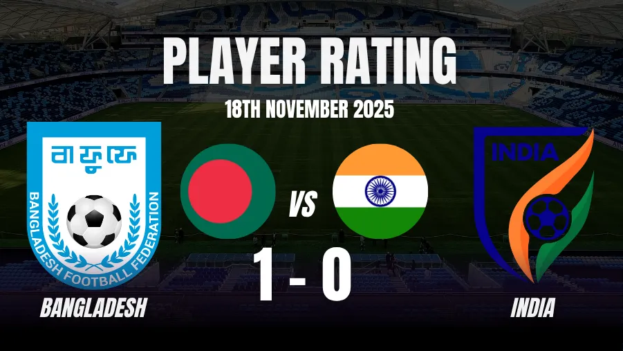 Bangladesh 1-0 India Player Ratings: Bengal Tigers Beat Rivals To Claim First Win in AFC Asian Cup Qualifiers