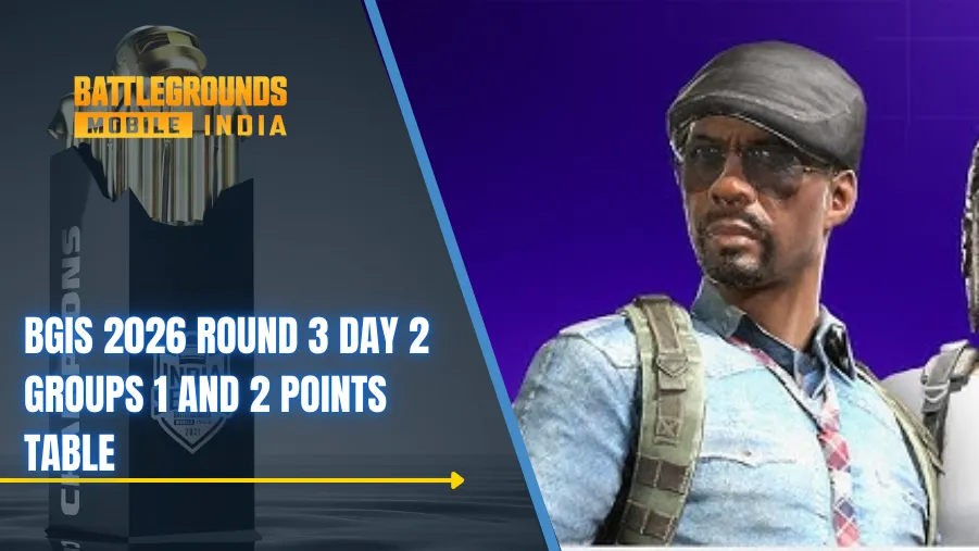 BGIS 2026 Round 3 Day 2 Groups 1 and 2 Points Table: Ultron Esports and PNX Leads