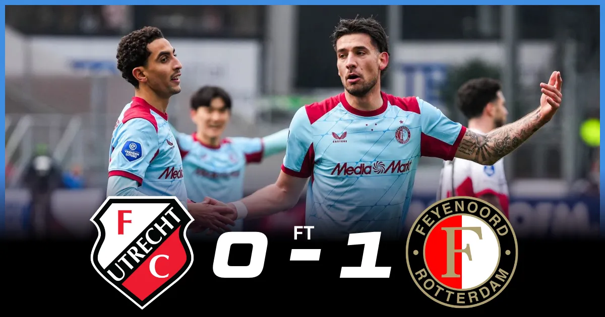 FC Utrecht 0-1 Feyenoord Player Ratings: Targhalline's Strike Helps Feyenoord See off 10-Men Utrecht