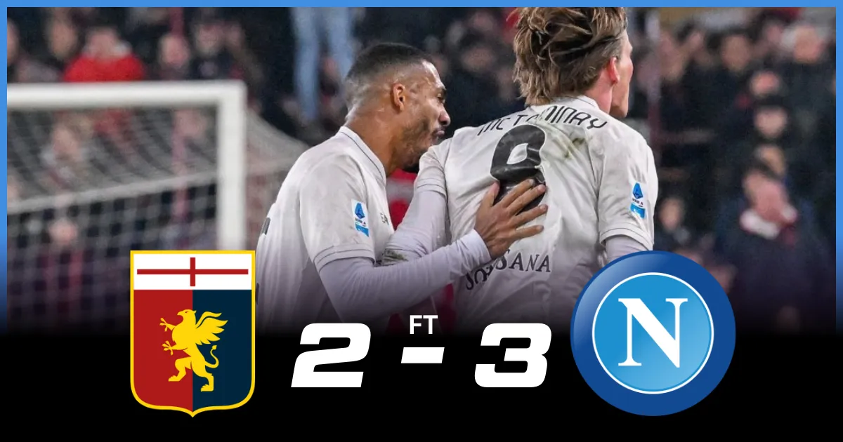 Genoa 2-3 Napoli Player Ratings: Hojlund Scores Late Penalty To Secure All Three Points In a Thrilling Victory
