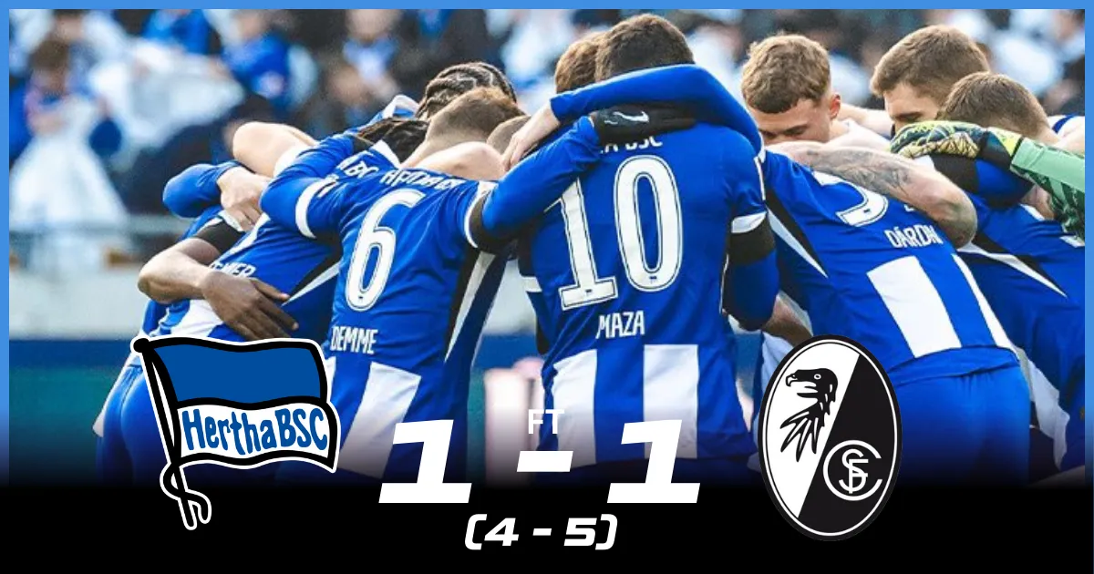 Hertha 1-1 Freiburg Player Ratings: Freiburg Win Dramatic DFB Pokal Clash on Penalties after 1-1 Draw