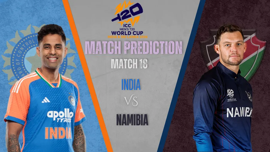 IND vs NAM Match Prediction – Who Will Win Today? | ICC T20 World Cup (12 Feb-2026)