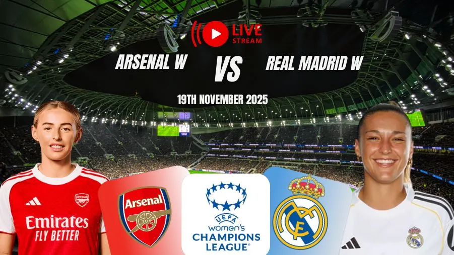 Arsenal W vs Real Madrid W Live