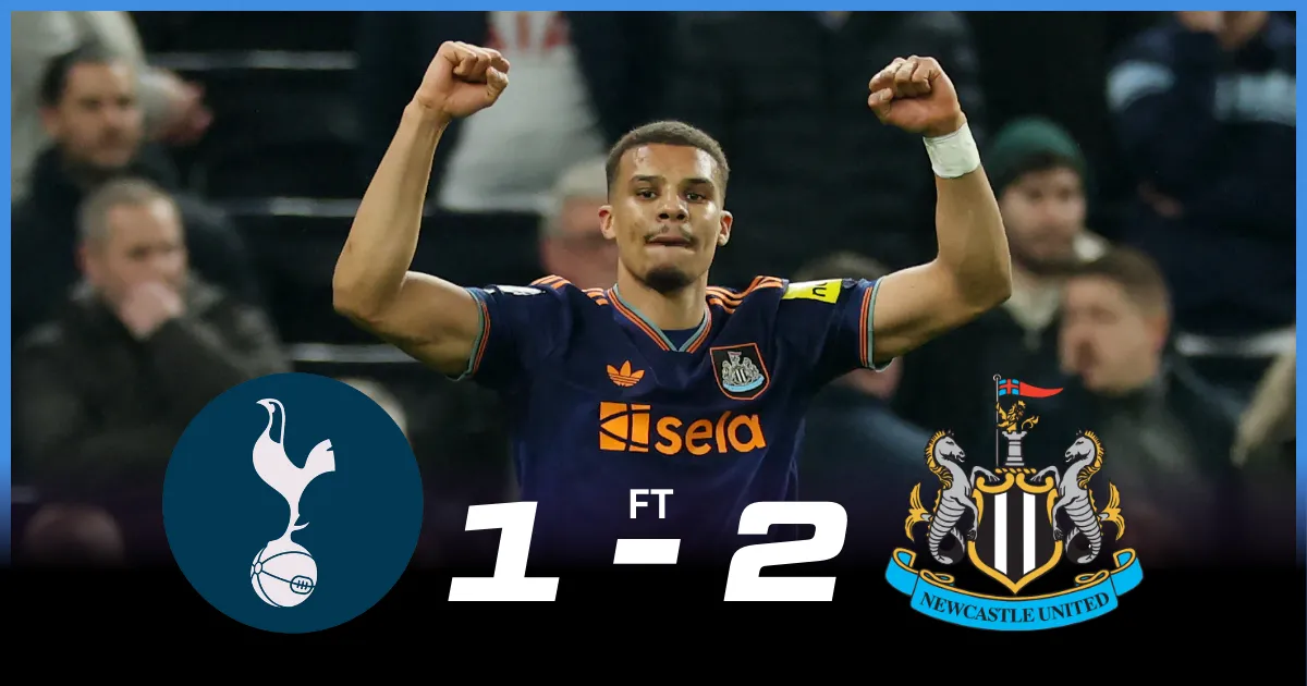 Tottenham 1-2 Newcastle Player Ratings: Magpies Snatch Victory in Tense London Clash 1-2