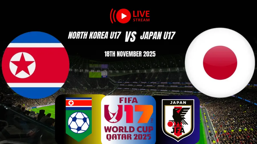Is North Korea U17 vs Japan U17 Live on TV Tonight?