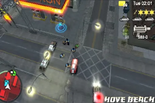 GTA: Chinatown Wars on the Nintendo DS.