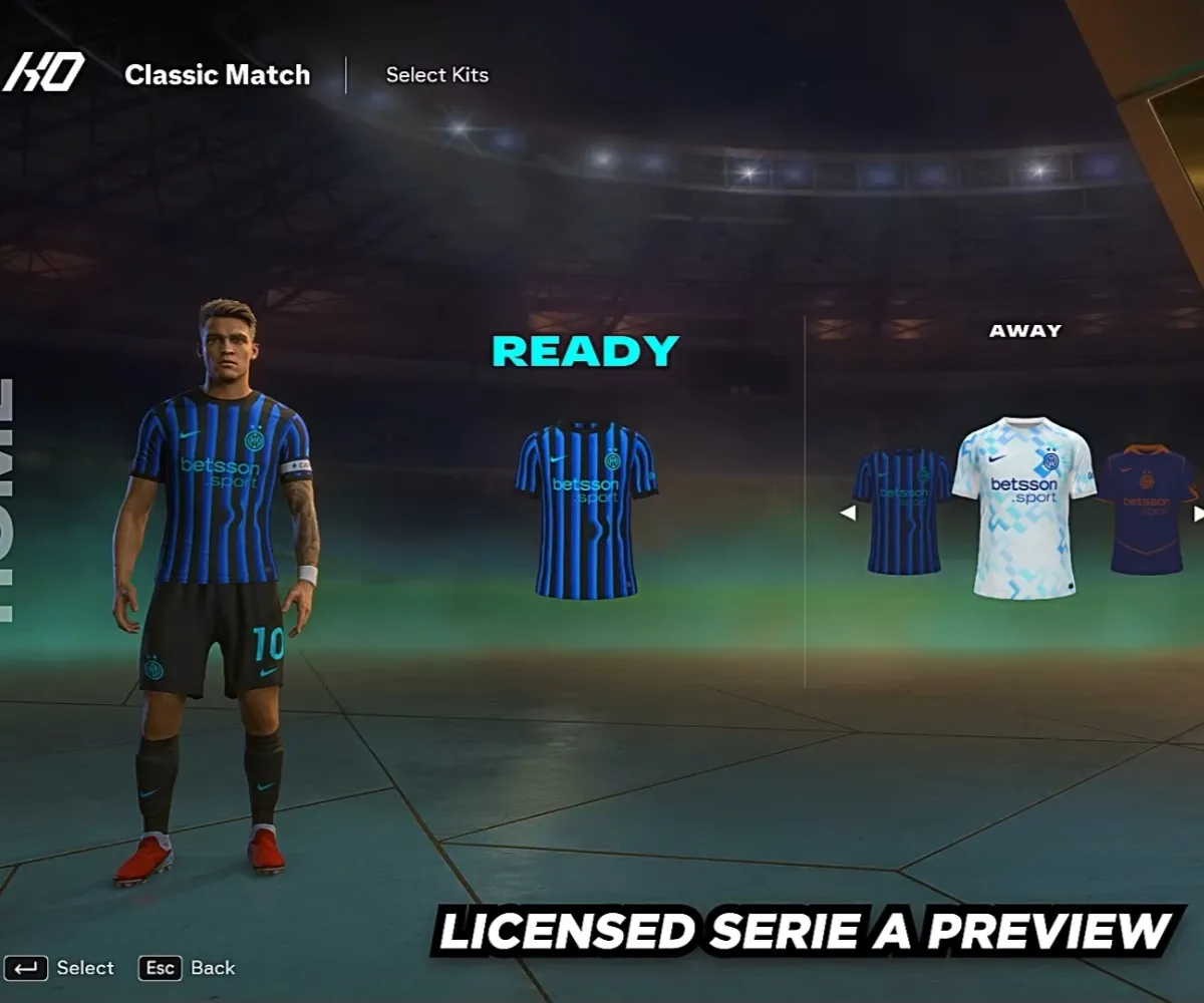 Licensed Serie A