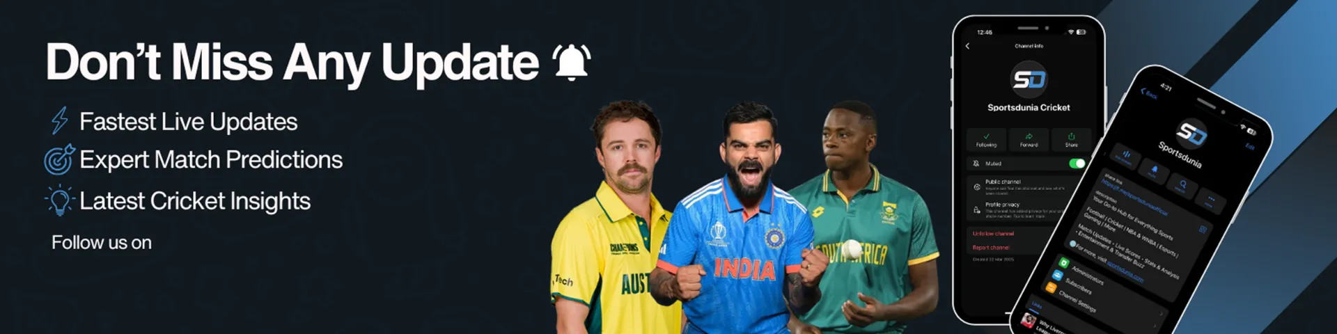 Cricket Promotional Banner